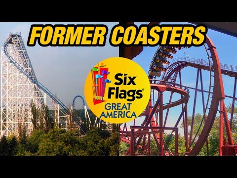 The Former Coasters of Six Flags Great America!