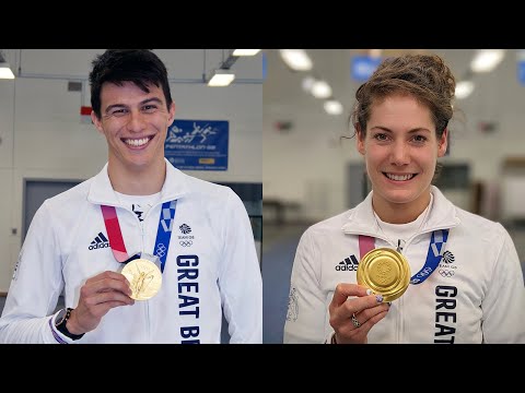 Olympic Champs Joe Choong and Kate French back in Bath