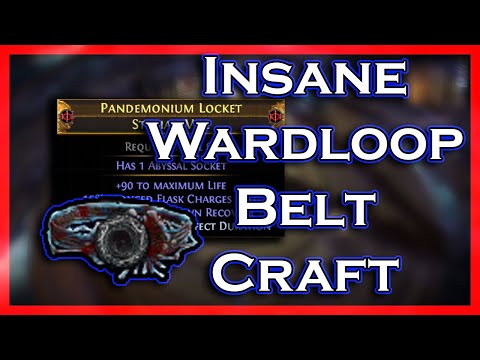 [PoE 3.20] INSANE Wardloop Belt - Crafting Guide - Forbidden Sanctum