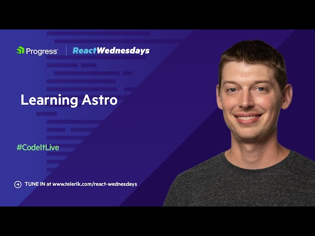 React Wednesdays: Learning Astro with Nate Moore