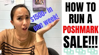 How to Run a Poshmark and eBay Sale!