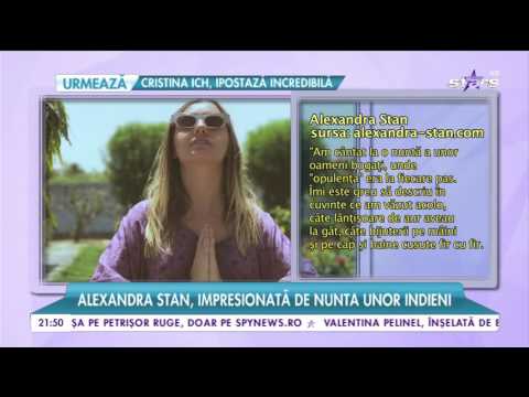 Alexandra Stan, tratată ca o regină la nunta unor indieni putred de bogaţi