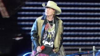 &quot;Axl Tells Slash Playing Bad Ass Shit &amp; Knockin&quot; Guns N Roses@Metlife Stadium NJ 7/24/16