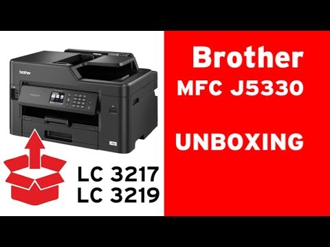 3 m Brother MFC-J5330DW 4-in-1 Farbtintenstrahl-Multifunktionsgerät & Basics USB 2.0-Druckerkabel A-Stecker auf B-Stecker 250 Blatt Papierkassette, Drucker, Scanner, Kopierer, Fax
