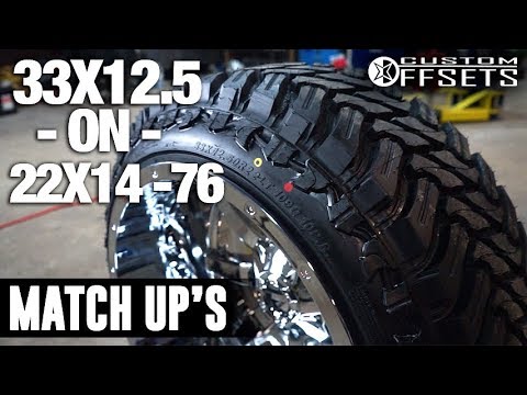 Custom Offsets Match Up: 33x12.5 on 22x14 -76
