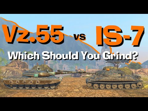 WOT Blitz Face Off || Vz. 55 vs IS-7