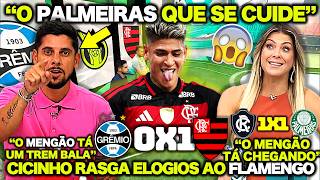 CICINHO FICA DESLUMBRADO com o FLAMENGO e RENATA FAN de BOCA ABERTA! “O MENGÃO TÁ UM TREM BALA”