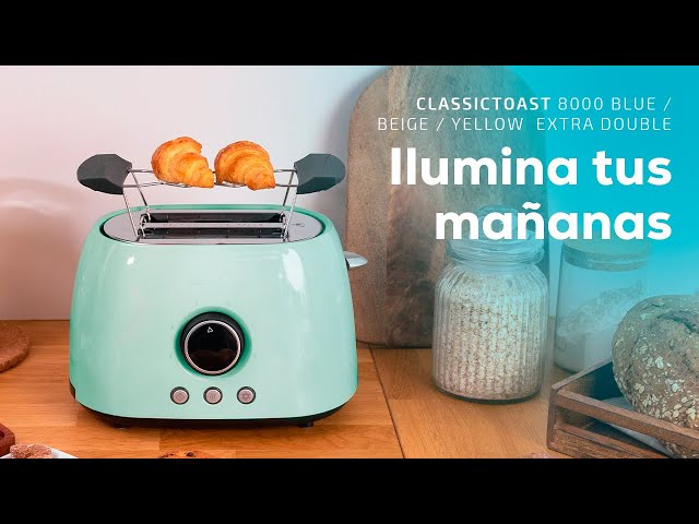 Tostera Cecotec ClassicToast 8000 Yellow Double Digitale Anzeige 2 breite Schlitze video