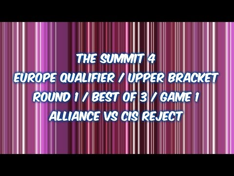 Dota 2 Alliance vs CIS Reject 10.07.2015 MID1847908597 The Summit 4 Europe Qualifiers UB.R1.BO3.G1