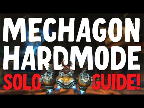 How to Solo Operation Mechagon Hard Mode!  Aerial Unit R-21X Mount!