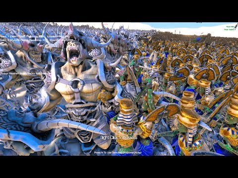 Clash of UEBS EVIL FORCES | Giant Ogre Vs Mummy Army Ultimate Epic Battle Simulator | UEBS