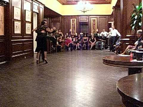  Natalia Hills  and  Gabriel Missé  are  dancing  to  the  tango  "  Nido Gaucho  "