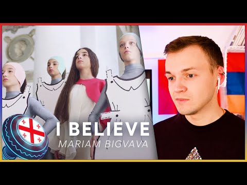 MARIAM BIGVAVA "I BELIEVE" - GEORGIA | Junior Eurovision 2022 | Reaction (English/French)