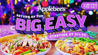 APPLEBEE'S GRILL + BAR COMMERCIAL 2026 | APPLEBEE'S RETURN OF THE BIG EASY ($11.99) APPLEBEE'S 