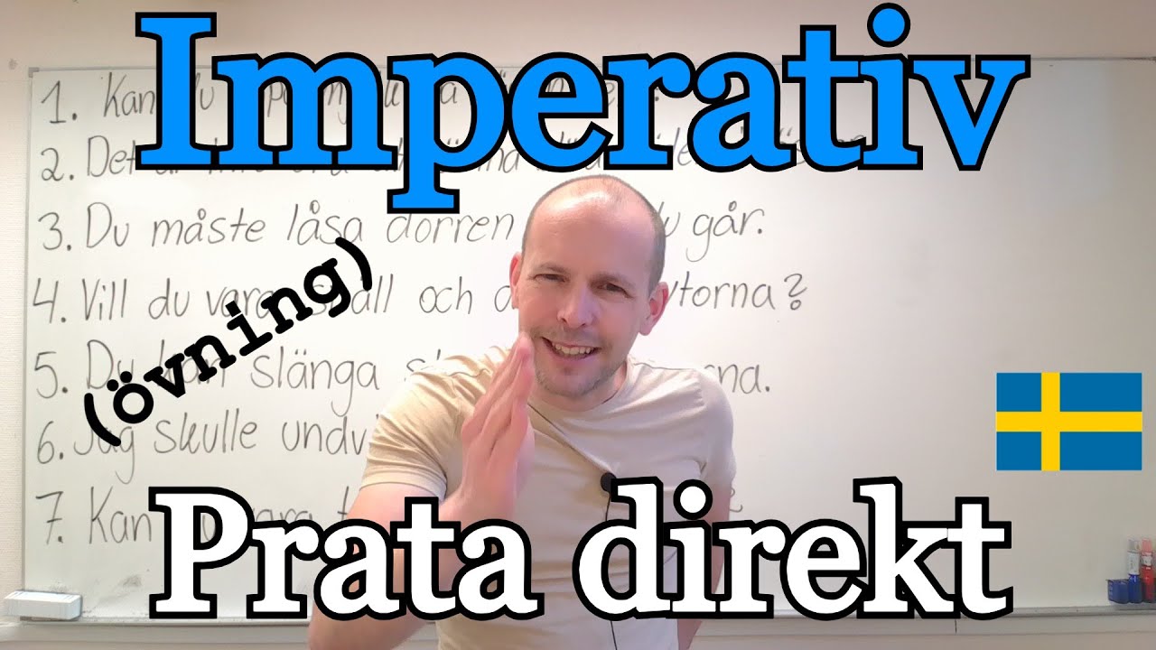 Imperativ (Prata direkt utan subjekt, övning) SFI