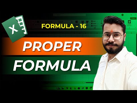 PROPER Formula in Excel | Convert Text to Proper Case Easily (Step-by-Step Tutorial)