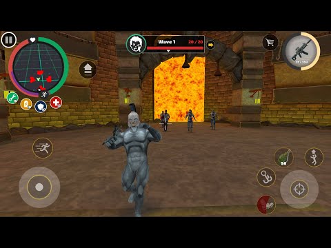 Silver Tight Vs 9999 Zombies | Rope Hero: Vice Town: Gameplay Walkthrough Part 29.