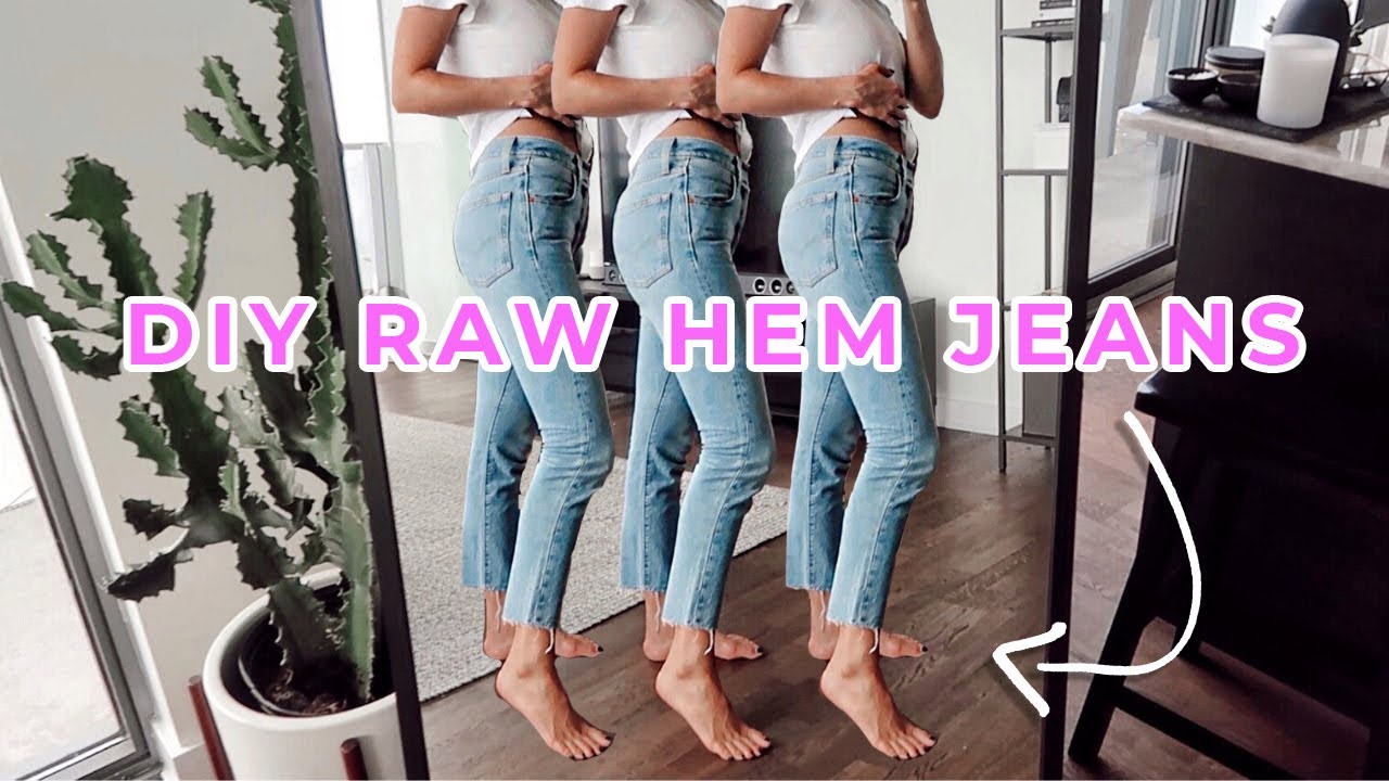 RAW JEAN HEM TUTORIAL