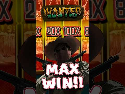🔥 MAX WIN ON WANTED DEAD OR A WILD!! (12,500X)