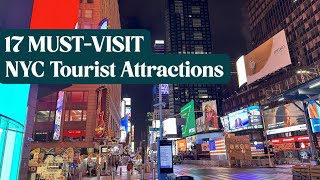 17 MUST-VISIT NYC Tourist Attractions in 2025 | Complete New York City Travel Guide + Hidden Gems 🗽