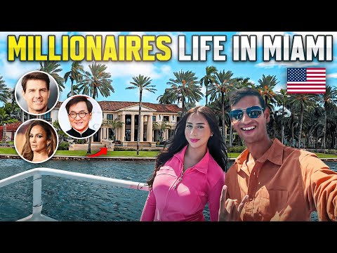 Hollywood Celebrities Home Tour in Miami || American Millionaires Life 🇺🇸