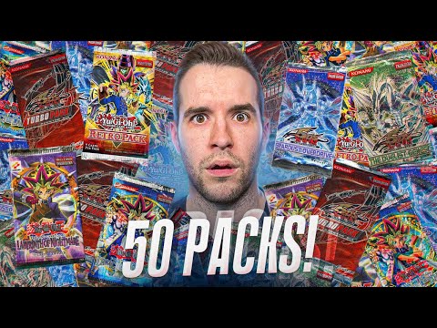 INSANE Opening 50 OLD Yugioh Packs For 250K Subscribers! | 250K Special WEEK