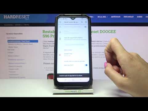 Cómo hacer copia de seguridad en DOOGEE S96 Pro - Google backup