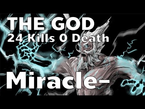 Miracle- The God Plays Zeus 24 Kills 0 Death 8K MMR Ranked Match - DotA2 Rage Quit