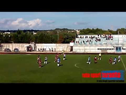 Grottaglie - Fasano, alcune fasi del match