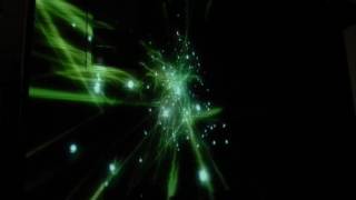 Backyard Projector with Vovoid VSXu and Marvelous 3-edited