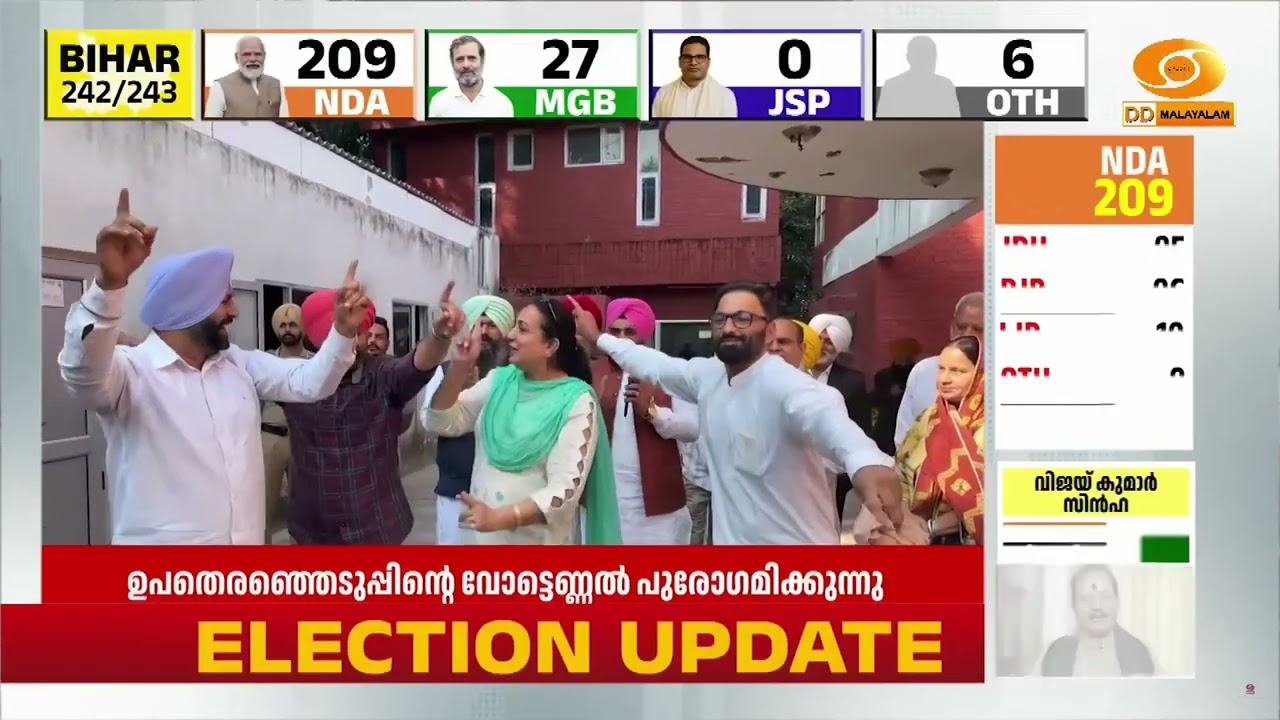 7 സംസ്ഥാനങ്ങളിലെ  എട്ട് നിയമസഭാ മണ്ഡലങ്ങളിലേക്കുള്?