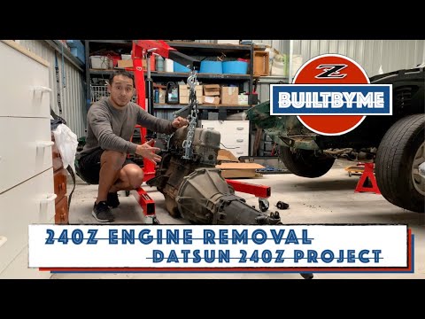 240z Engine Removal! Don't make the same mistake! Datsun 240z Restoration Project Ep5