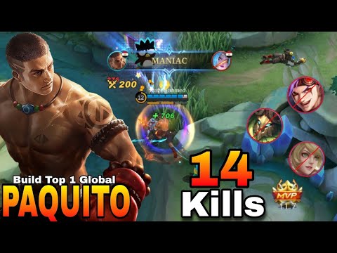 Paquito 14 Kills - 14 Assists - MANIAC! Builds Top 1 Global Paquito