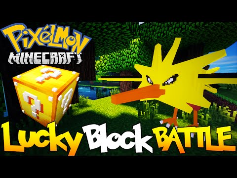 Minecraft PIXELMON LUCKY BLOCK BATTLE #4 - Lendario Articuno (ft. Matchola)