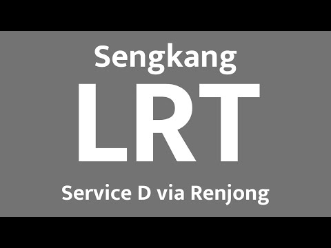 [SBST SKLRT] Full ride of Sengkang LRT (Service D via Renjong)