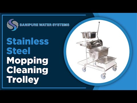 Stainless Steel Mopping Trolley