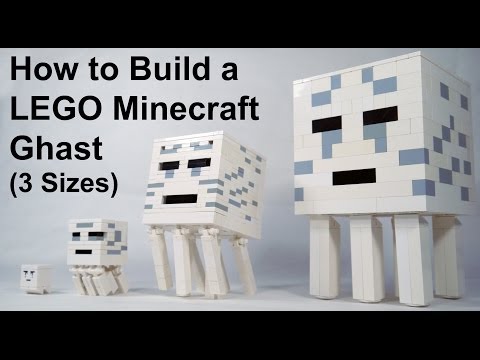 BRICK 101 - How To Build LEGO Minecraft Ghast