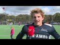 Hockeyers verliezen eerste wedstrijd tegen titelkandidaat Bloemendaal