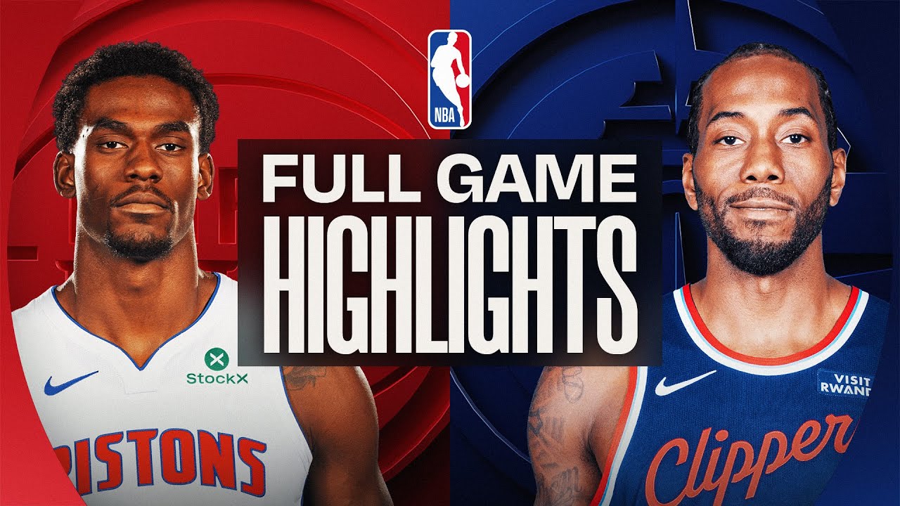 PISTONS at CLIPPERS | FULL GAME HIGHLIGHTS | December 28, 2025