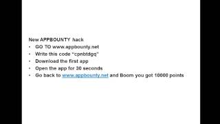 Appbounty Hack/cheat 2016 IOS+ANDROID