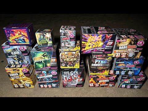 THE BEST FIREWORKS BATTERIES FOR NEW YEAR'S EVE 2024! | LIDL, ALDI, KAUFLAND & THOMAS PHILLIPS 🎆