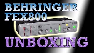 Video thumbnail for Behringer MiniFEX FEX800 Unboxing & Quick Review - Ultra Compact Stereo Multi FX Processor by dmassive