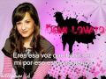 demi lovato - Lo que soy karaoke 