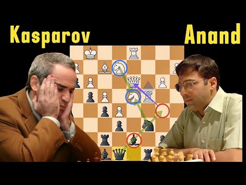 Garry Kasparov(2785) Defeats Viswanathan Anand(2735), 1996 |Unbelievable Sicilian Najdorf