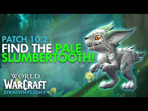How to Find the Pale Slumbertooth Battle Pet | World of Warcraft Patch 10.2 PTR