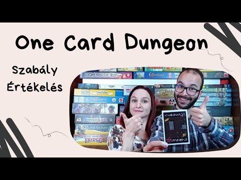 Kalandjáték egy kártyával? One Card Dungeon társasjáték játékbemutató és szabályismertető - Társasozz Okosan!