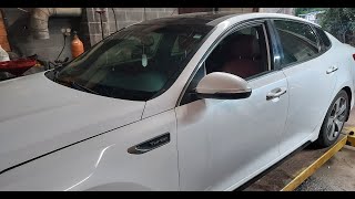 Kia Optima hood release problems. how to open hood from outside.