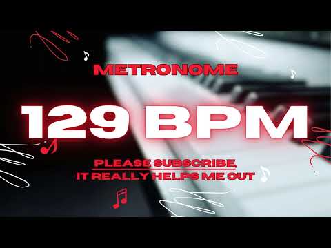 129 BPM - 1 Hour Metronome