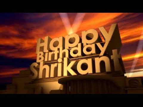 Happy Birthday Shrikant