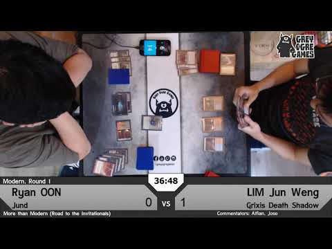 20191030 More than Modern Round 1 Jund vs Grixis Death Shadow